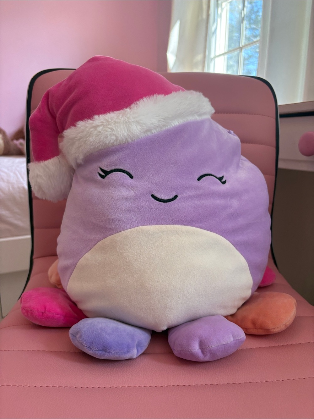 Rare Purple Christmas Octopus Squishmallow